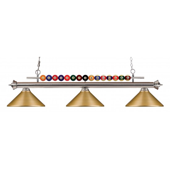 Z-Lite 3 Light Billiard Light