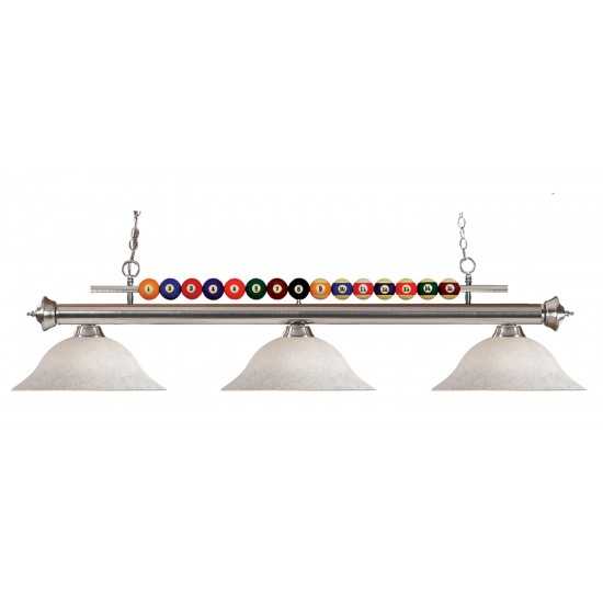 Z-Lite 3 Light Billiard Light