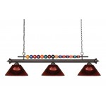 Z-Lite 3 Light Billiard Light