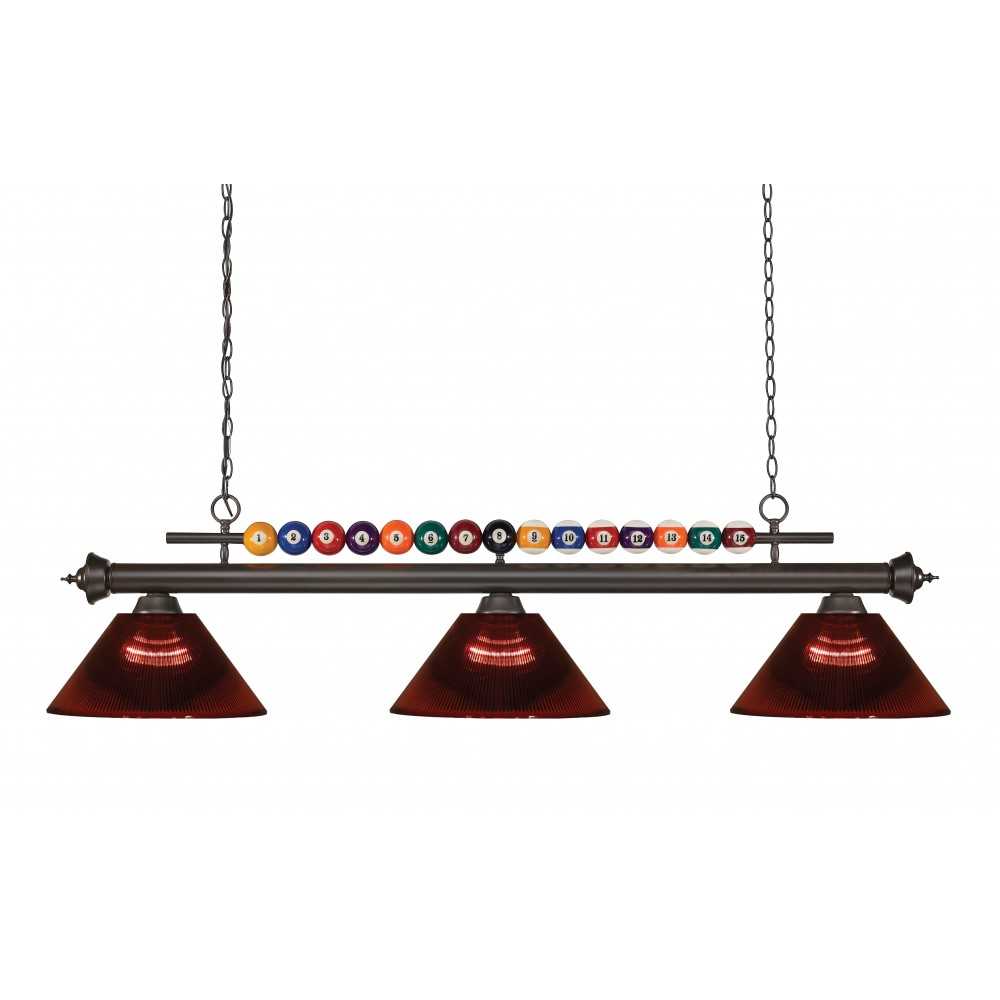 Z-Lite 3 Light Billiard Light Z-Lite 3 Light Billiard Light