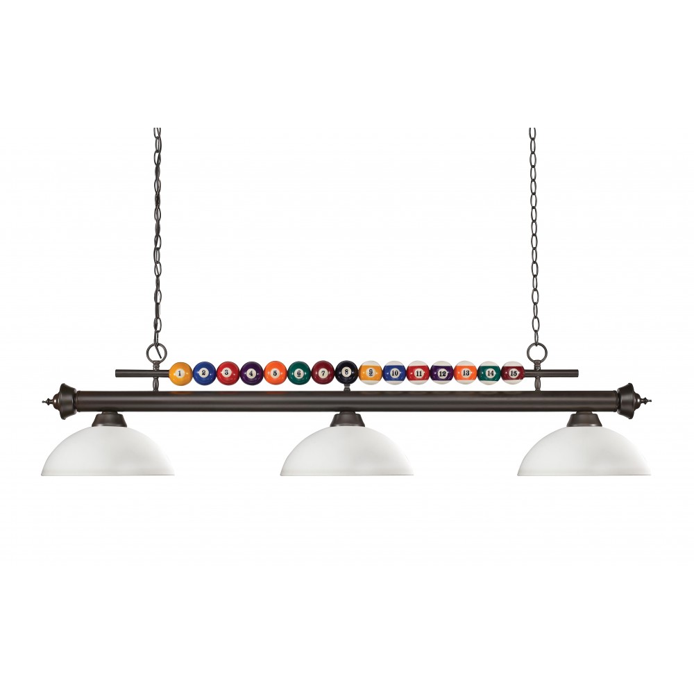 Z-Lite 3 Light Billiard Light