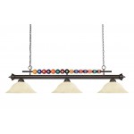 Z-Lite 3 Light Billiard Light