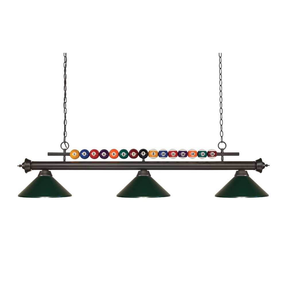 Z-Lite 3 Light Billiard Light Z-Lite 3 Light Billiard Light