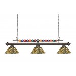 Z-Lite 3 Light Billiard Light