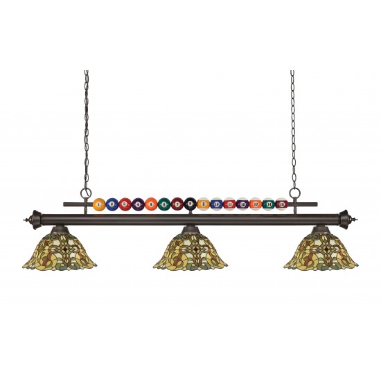 Z-Lite 3 Light Billiard Light