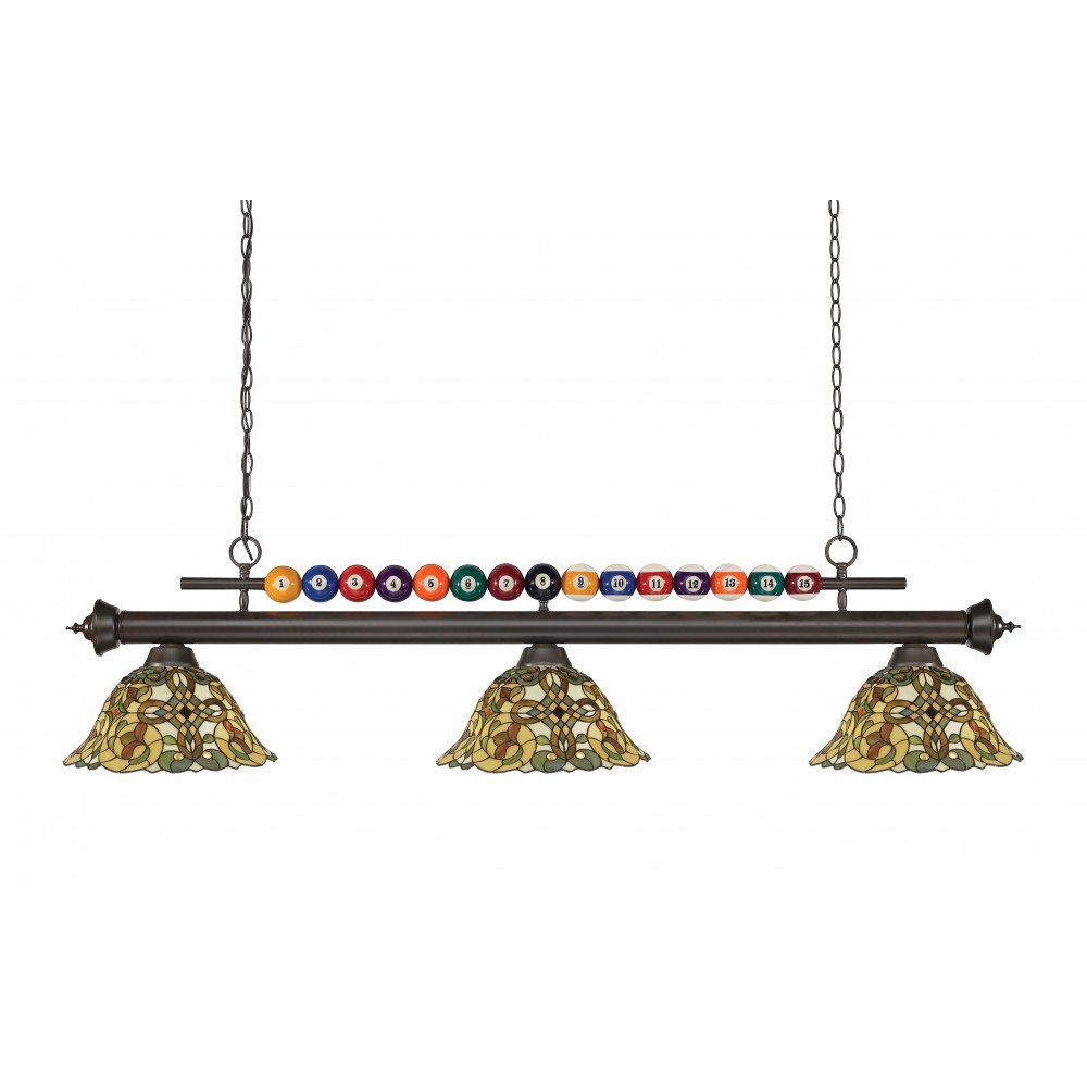 Z-Lite 3 Light Billiard Light Z-Lite 3 Light Billiard Light