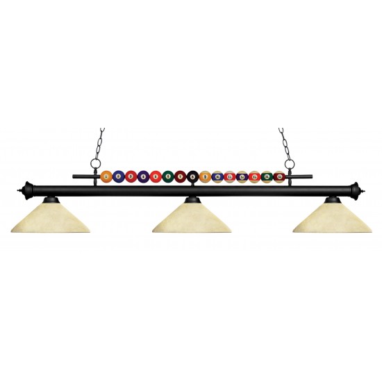 Z-Lite 3 Light Billiard Light