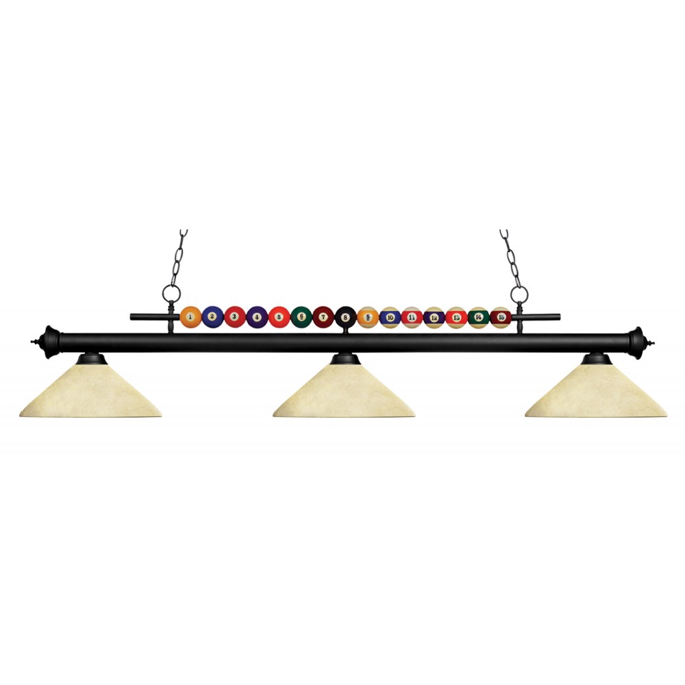 Z-Lite 3 Light Billiard Light Z-Lite 3 Light Billiard Light