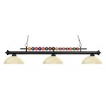 Z-Lite 3 Light Billiard Light