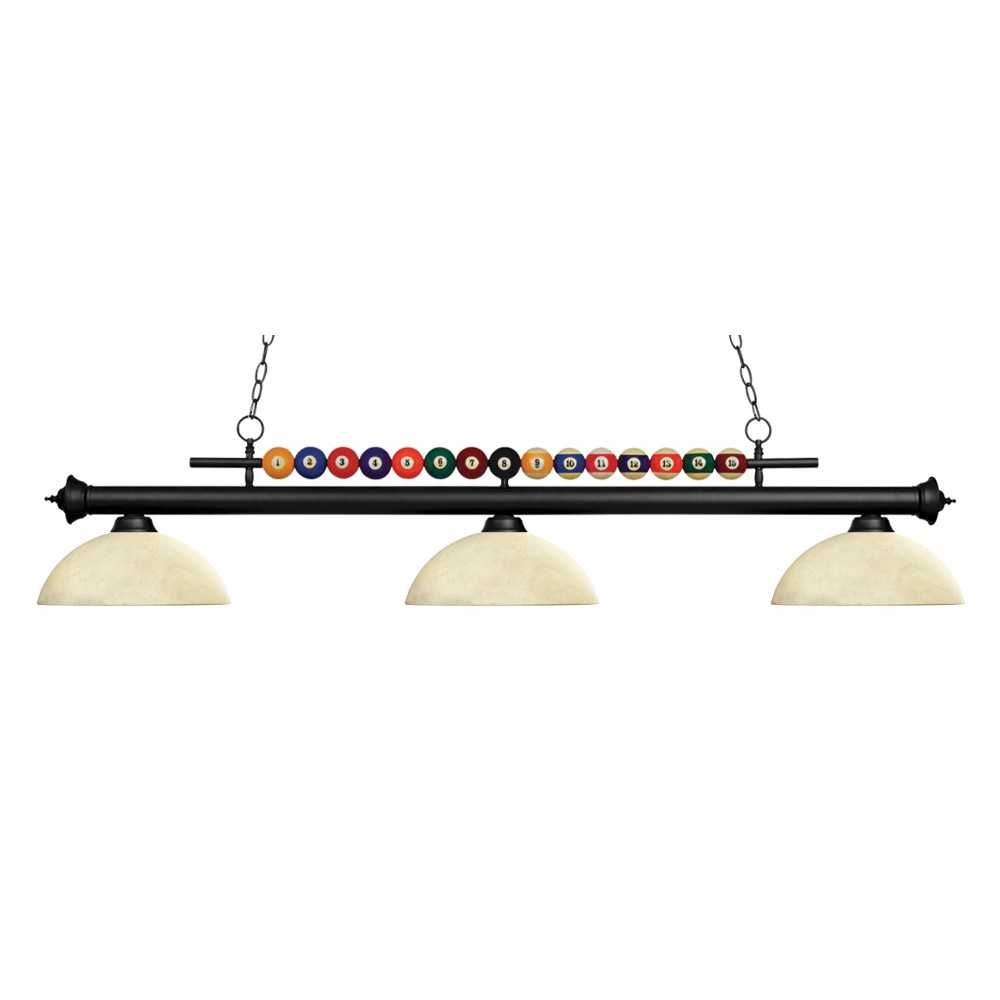 Z-Lite 3 Light Billiard Light Z-Lite 3 Light Billiard Light