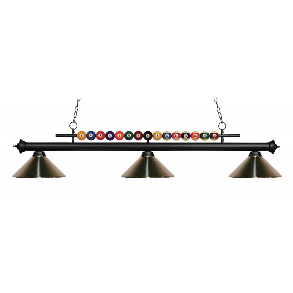 Z-Lite 3 Light Billiard Light Z-Lite 3 Light Billiard Light