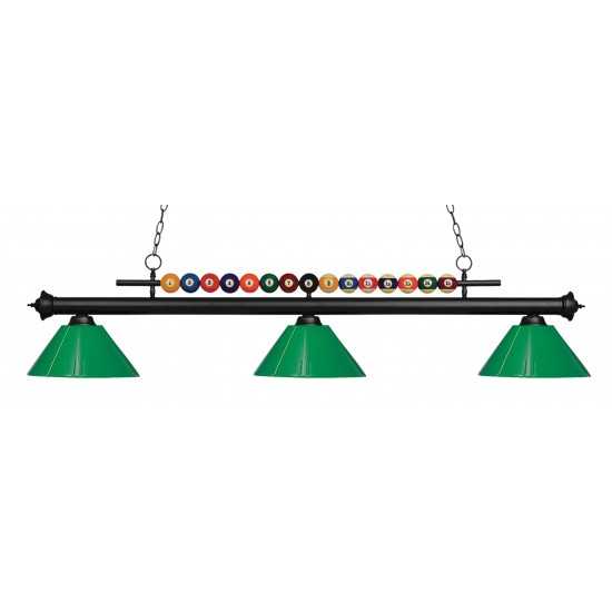 Z-Lite 3 Light Billiard Light