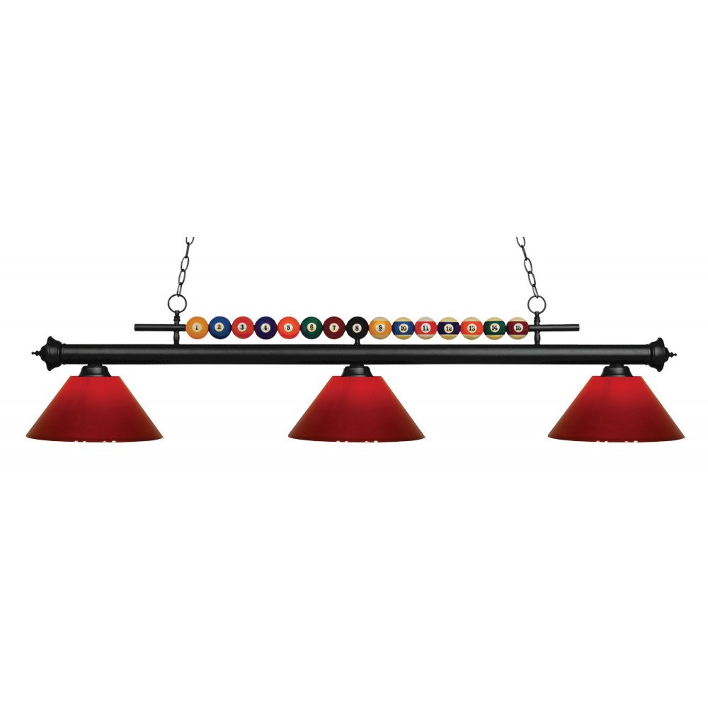 Z-Lite 3 Light Billiard Light