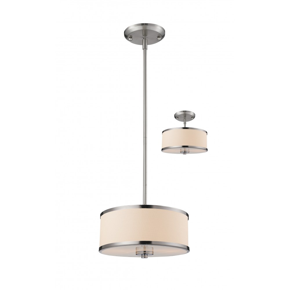 Z-Lite 2 Light Convertible Pendant