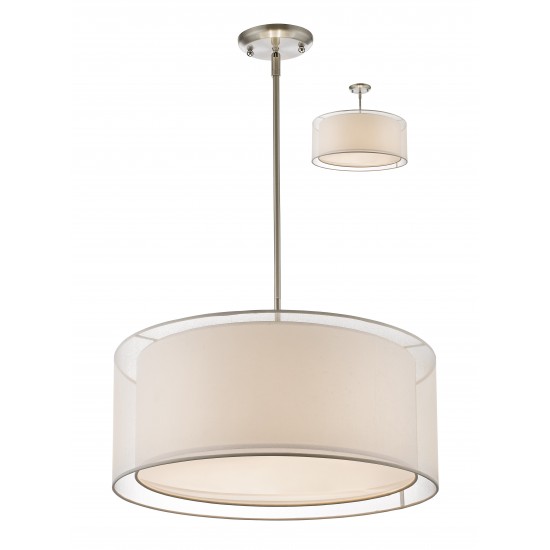 Z-Lite 3 Light Convertible Pendant