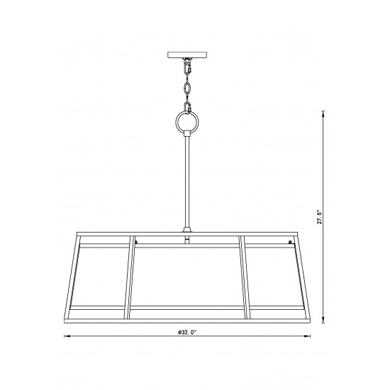 Z-Lite 8 Light Pendant