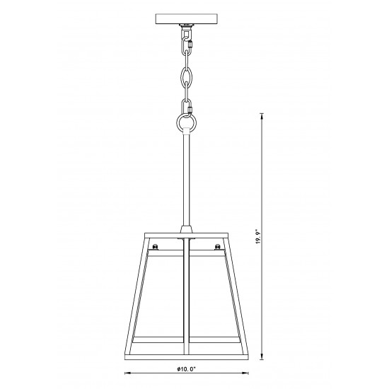 Z-Lite 1 Light Mini Pendant