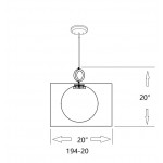 Z-Lite 1 Light Pendant