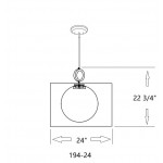 Z-Lite 1 Light Pendant