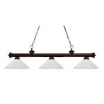 Z-Lite 3 Light Billiard Light