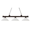 Z-Lite 3 Light Billiard Light