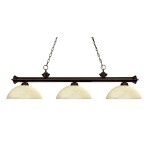 Z-Lite 3 Light Billiard Light
