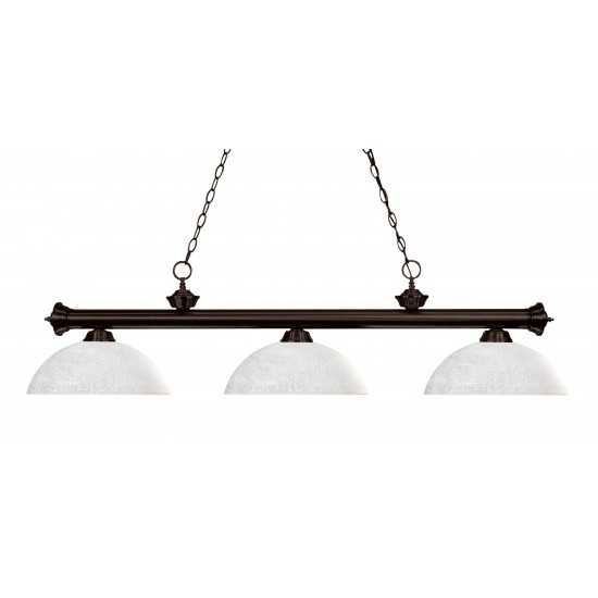 Z-Lite 3 Light Billiard Light