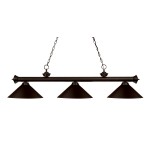 Z-Lite 3 Light Billiard Light