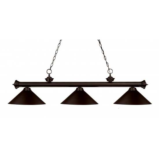 Z-Lite 3 Light Billiard Light