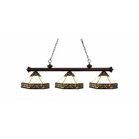 Z-Lite 3 Light Billiard Light