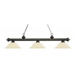Z-Lite 3 Light Billiard Light