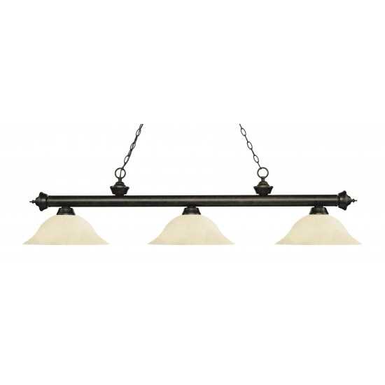 Z-Lite 3 Light Billiard Light