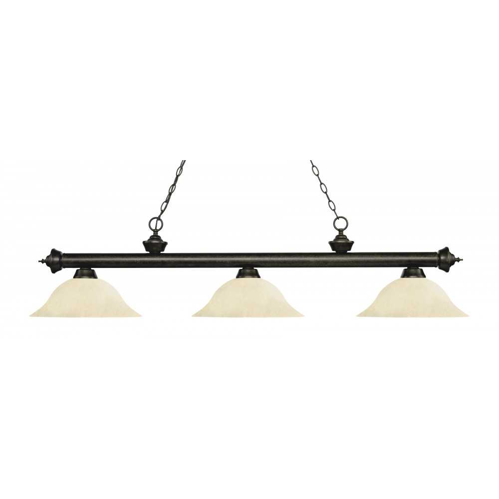 Z-Lite 3 Light Billiard Light Z-Lite 3 Light Billiard Light