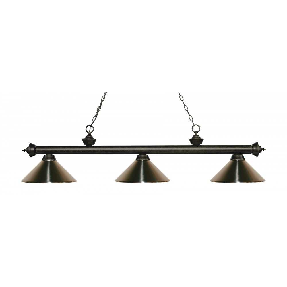 Z-Lite 3 Light Billiard Light Z-Lite 3 Light Billiard Light