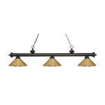 Z-Lite 3 Light Billiard Light