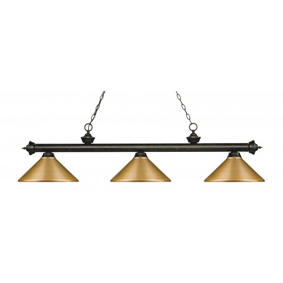 Z-Lite 3 Light Billiard Light