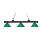 Z-Lite 3 Light Billiard Light