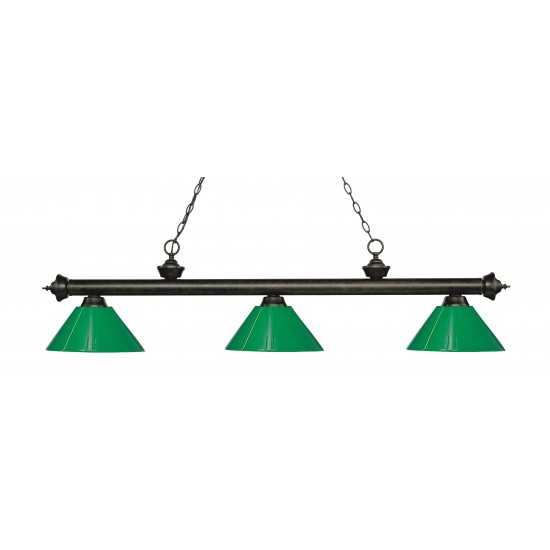 Z-Lite 3 Light Billiard Light