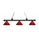 Z-Lite 3 Light Billiard Light