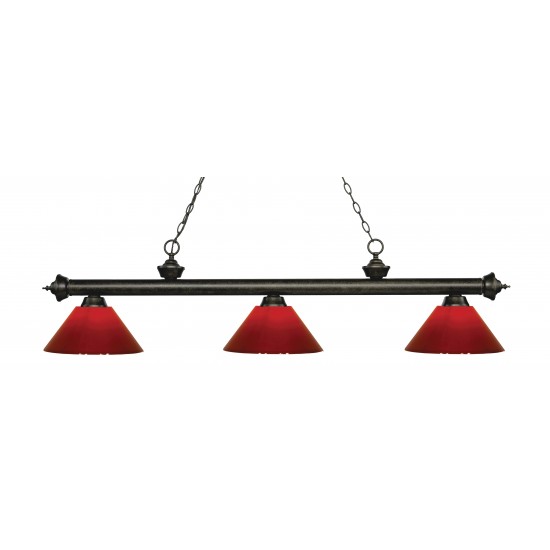 Z-Lite 3 Light Billiard Light