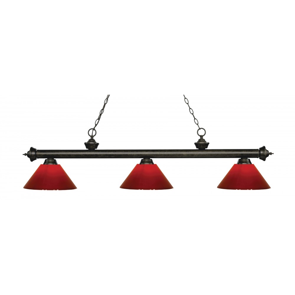 Z-Lite 3 Light Billiard Light Z-Lite 3 Light Billiard Light