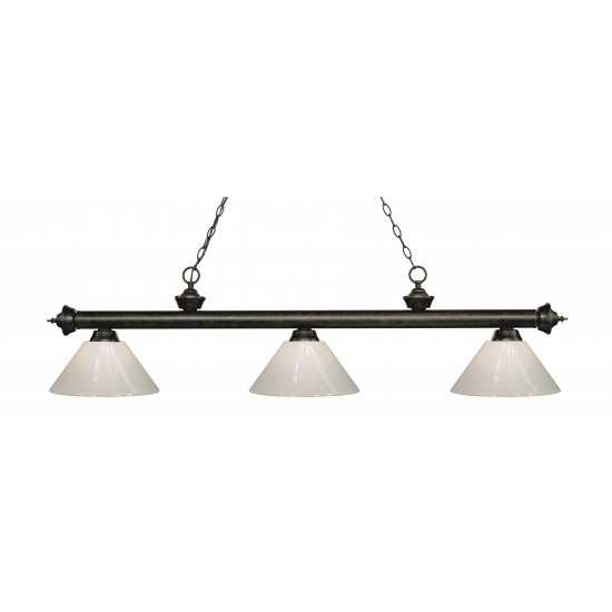 Z-Lite 3 Light Billiard Light