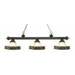 Z-Lite 3 Light Billiard Light