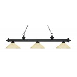 Z-Lite 3 Light Billiard Light
