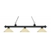 Z-Lite 3 Light Billiard Light
