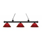 Z-Lite 3 Light Billiard Light