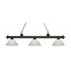 Z-Lite 3 Light Billiard Light