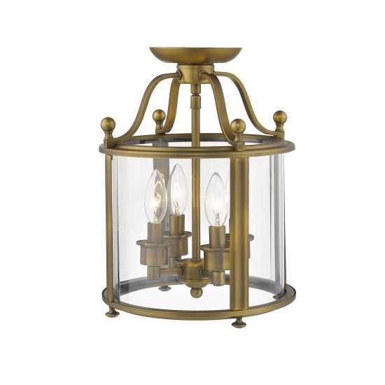 Z-Lite 3 Light Semi Flush Mount