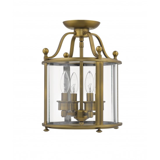 Z-Lite 3 Light Semi Flush Mount
