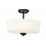 Z-Lite 3 Light Semi Flush Mount